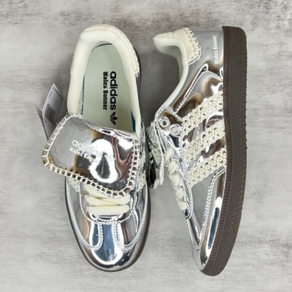 Adidas Samba x Wales Bonner Silver Metallic - Picture 6 of 8